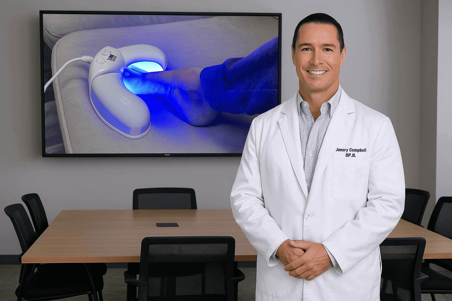 Dr. Jeremy Campbell, nail fungus specialist and developer of ClarusNail technology