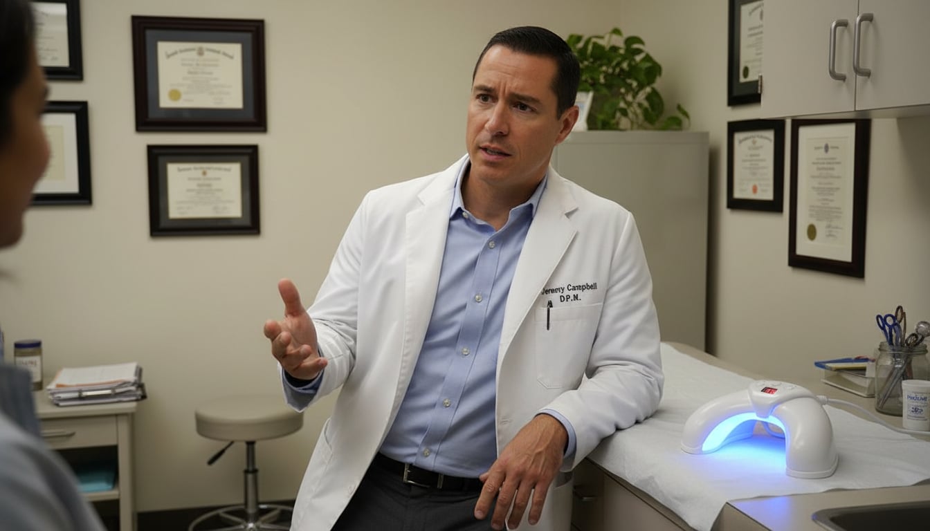 Dr. Jeremy Campbell, nail fungus specialist and developer of ClarusNail technology